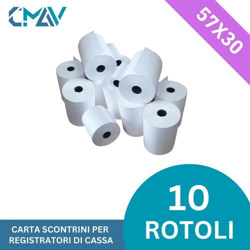 10 Rotolini termici 57x30